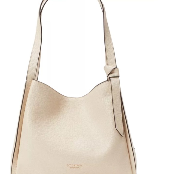 NWT Kate Spade Knott Pebbled Leather Large Shoulder Bag Original Packaging
